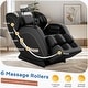 preview thumbnail 14 of 15, Luxury Zero Gravity Massage Chair Recliner with Full Body Air Pressure, Bluetooth Audio & Heating Black
