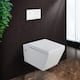 Option White Square - Push Plates (Plastic)
