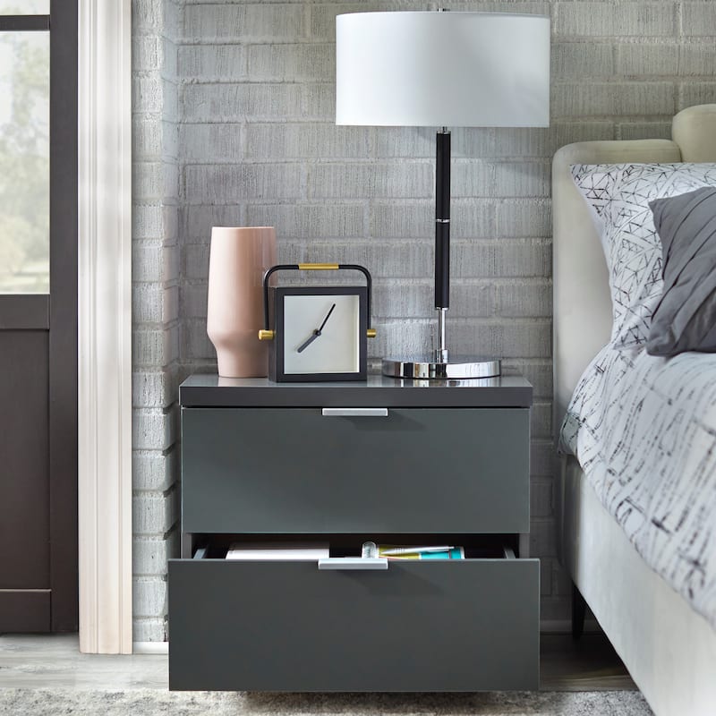 Porch & Den Jefferson High Gloss Nightstand