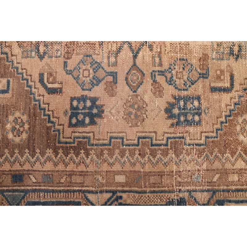 ECARPETGALLERY Hand-knotted Antalya Vintage Brown Wool Rug - 3'10 x 6'7