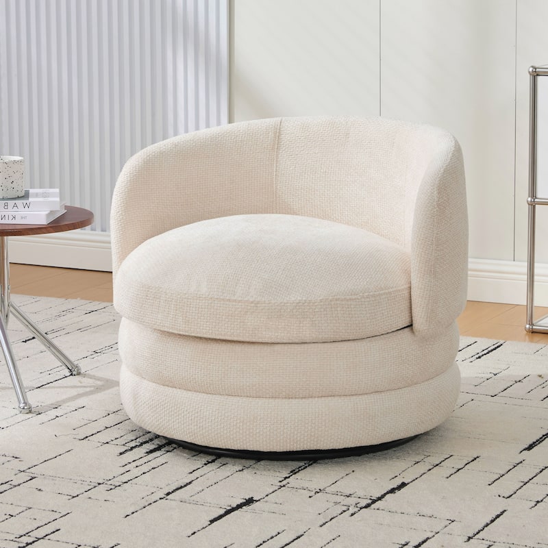 30"W Modern Upholstered Armchair,Accent Chair with a Pillow