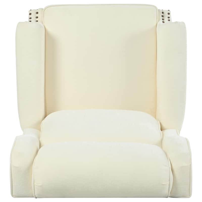 Barnn Upholstered Recliner with Wing Back by Christopher Knight Home