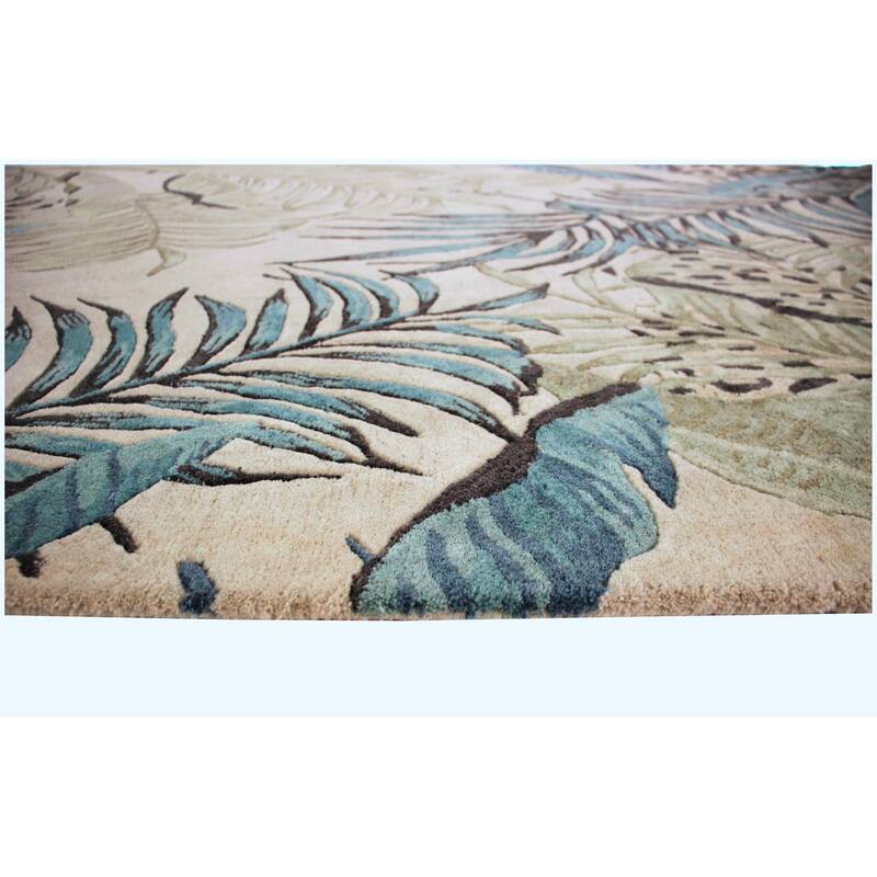 Domani Classics Hand-Tufted Wool Modern Tropics Area Rug