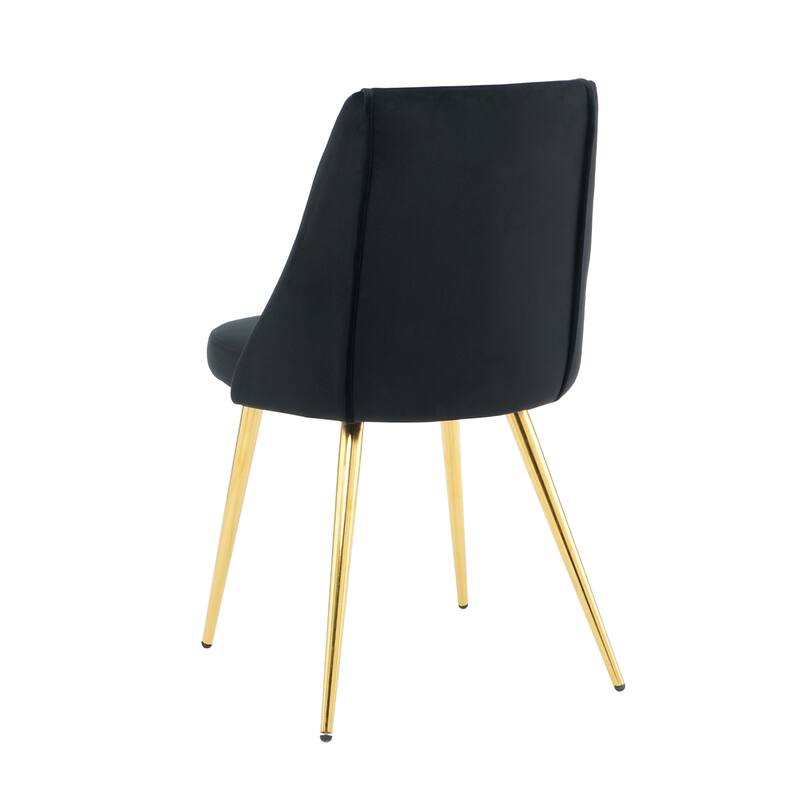 dressing chair student desk chair gold metal legs(set of 4)