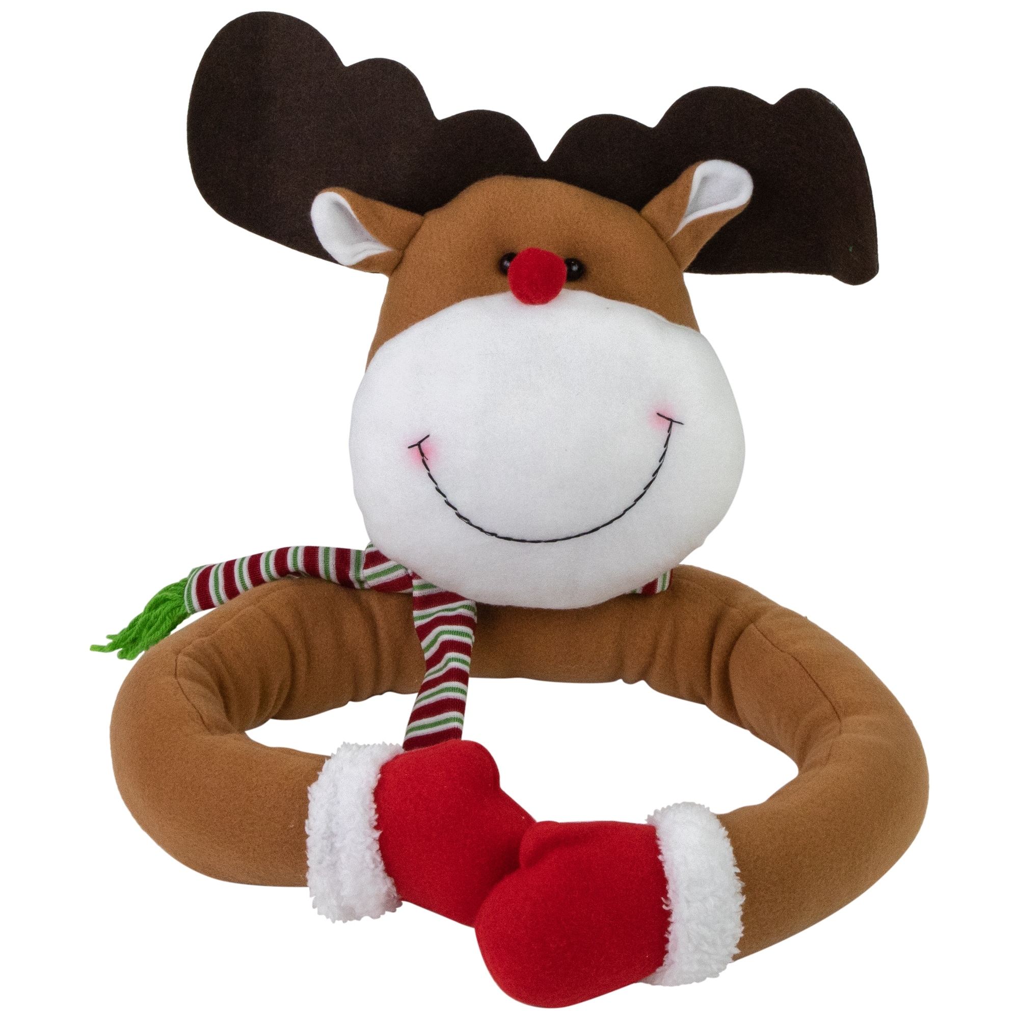 Plush Reindeer Christmas Tree Topper -26" - Unlit