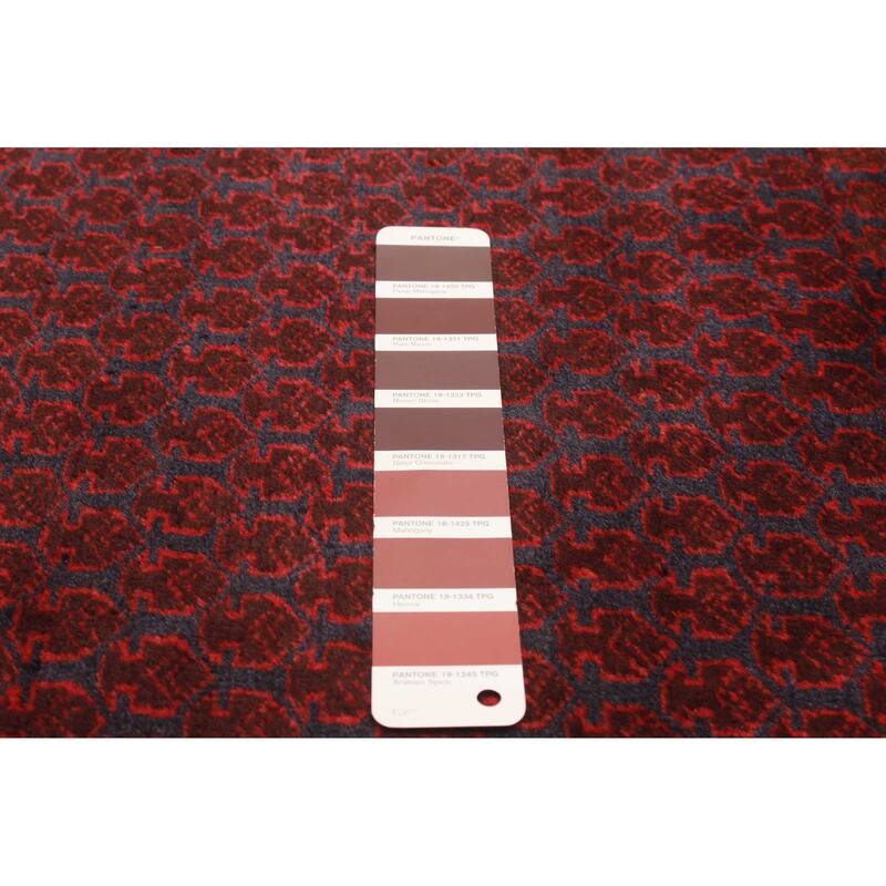 Teimani Burgundy Rug 3'3" x 5'0" - 3'3 x 5'0