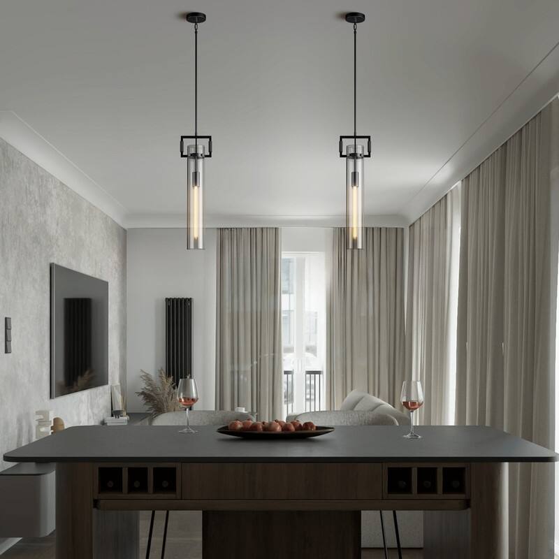 KAYLA 1-Light Thread Kitchen Island Pendant Light (Bulb Included)