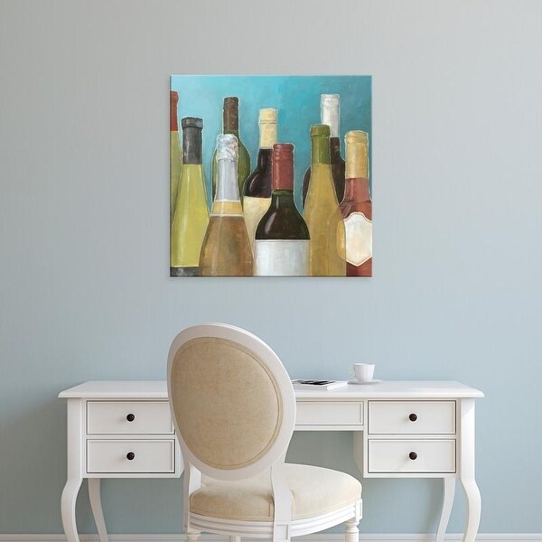 Easy Art Prints Megan Meagher's 'Wine Bottles II' Premium Canvas Art