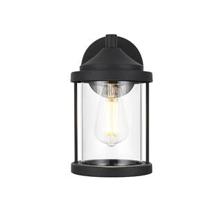 Anton Outdoor Wall Sconce in Black
