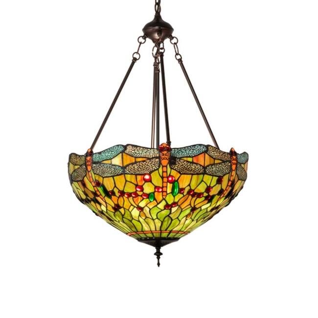 Meyda Tiffany 230915 3 Light 20" Wide Pendant - Mahogany Bronze