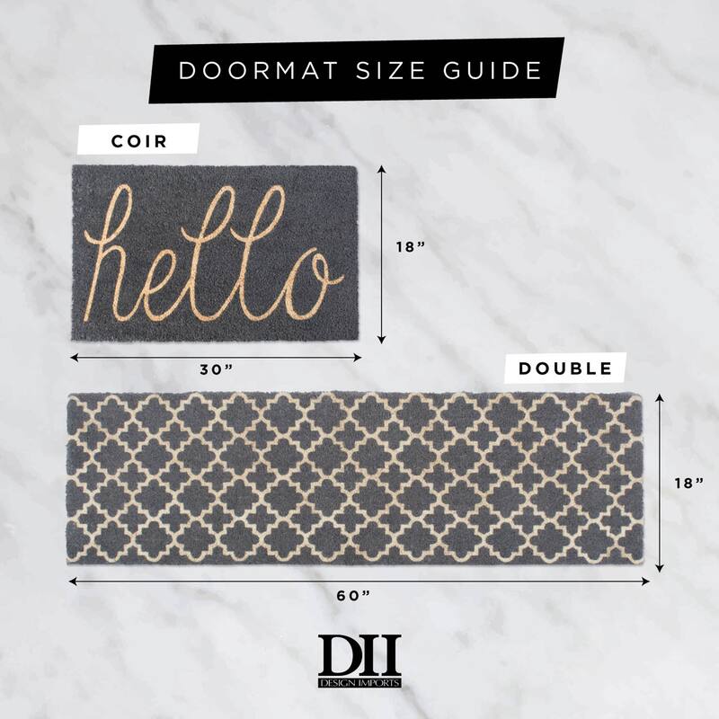 DII Seasonal Coir Doormat