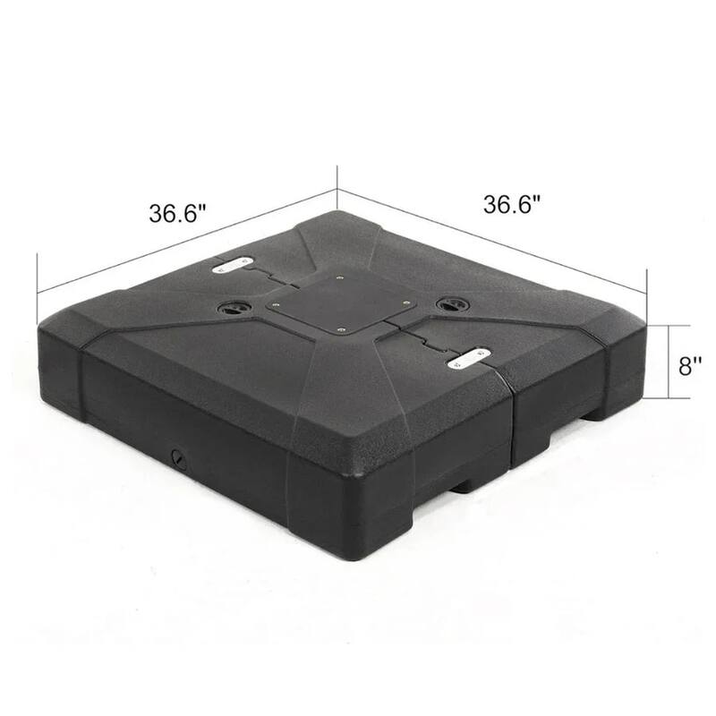 PURPLE LEAF 9/10/11ft Square 09x12ft Rectangle Wood Pattern Patio Outdoor Cantilever Umbrella with Base