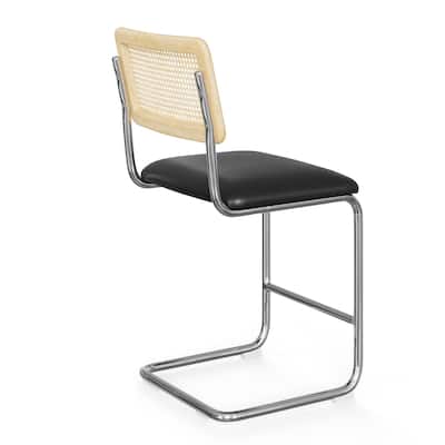 Hayward Cane Back Fabric Counter Height Stool (Set of 2)