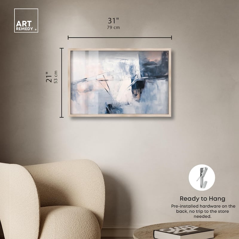 Blue Rapture I Shadowbox by Art Remedy