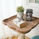 COZAYH Rustic Farmhouse Tray Top End Table