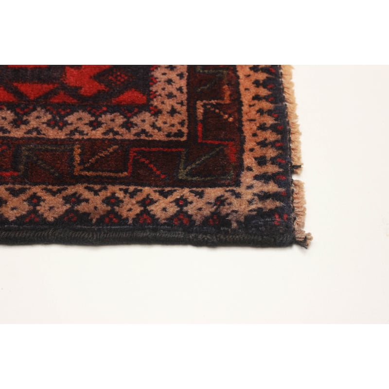 Teimani Red Rug 2'9" x 4'6" - 2'9 x 4'6