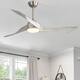 Option Nickel with Grey Solid wood Blades/With lights
