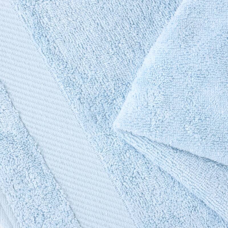 Superior Kendell Egyptian Cotton Solid Medium Weight Bath Towel Set of 2