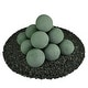 preview thumbnail 81 of 121, Ceramic Fire Balls for Indoor/ Outdoor Fire Pits or Fireplaces