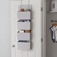 preview thumbnail 14 of 15, 2-Pack Over the Door Storage Organizer with 4 Pockets Grey