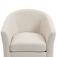 preview thumbnail 26 of 92, Modern Upholstered Swivel Barrel Chair Living Room Accent Chair