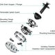 preview thumbnail 38 of 39, Lefton 304 Stainless Steel Waterfall Kitchen Sink Set with Pull-down Faucet KS2206 (Series)