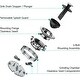 preview thumbnail 6 of 35, Lefton 304 Stainless Steel Waterfall Kitchen Sink Set with Pull-down Faucet KS2207 (Series)