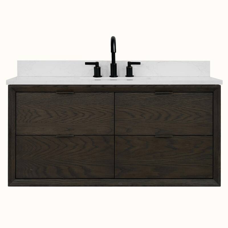 Legion Furniture WH25 Solid Wood Contemporary Bathroom Vanity with 1" thick Artificial top