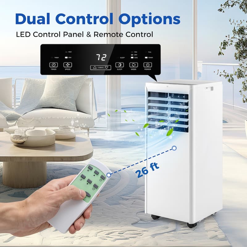 Gymax 8000 BTU portable air conditioner air cooler portable ac