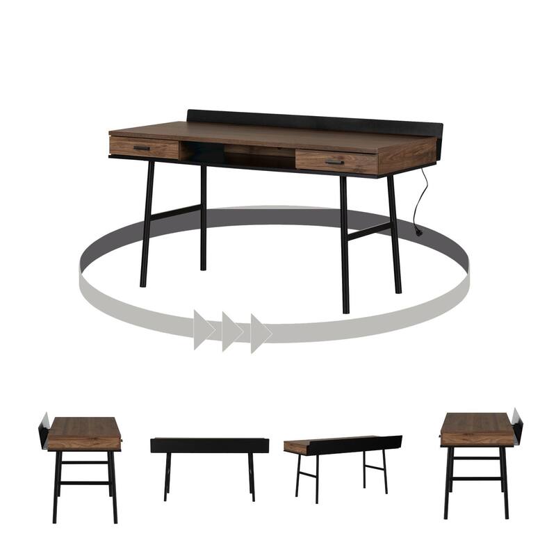 South Shore Edmon Desk with 2 Drawers