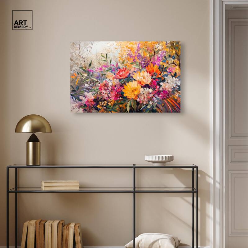 Amber Auras Canvas by Art Remedy, Gallery Wrapped