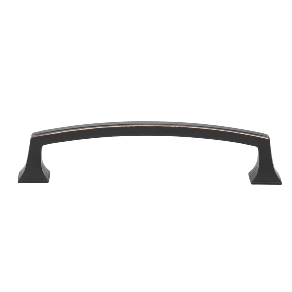 GlideRite 5-inch CC Deco Base Oil Rubbed Bronze Cabinet Hardware Drawer Pulls (Pack of 10 or 25)