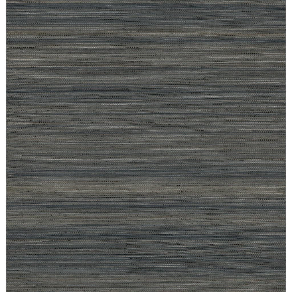 A-Street Prints Mai Indigo Abaca Grasscloth Wallpaper