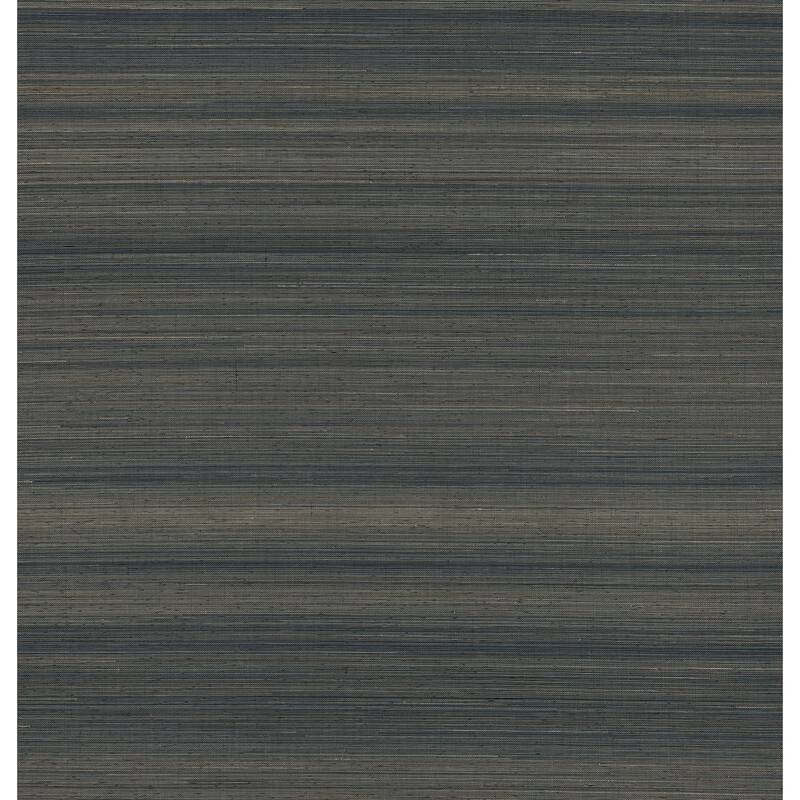 A-Street Prints Mai Indigo Abaca Grasscloth Wallpaper