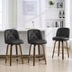 preview thumbnail 59 of 187, 26"/29" Swivel Counter Height Bar Stools, Counter Stools w/ Bentwood Legs