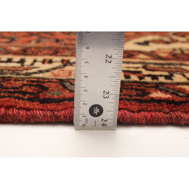 ECARPETGALLERY Hand-knotted Konya Anatolian Red Wool Rug - 3'10 x 9'10