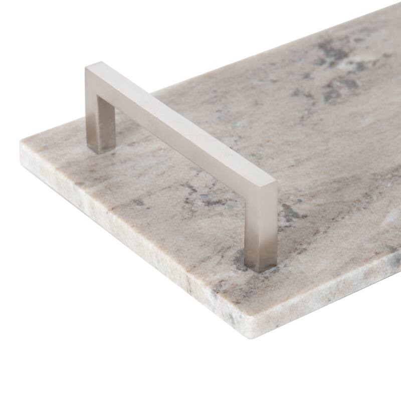 Kate and Laurel Graycott Decorative Marble Tray