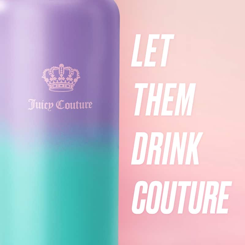 Juicy Couture "Go Girl" Designer Water Bottle - 32oz