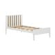 preview thumbnail 3 of 24, Max and Lily Scandinavian Twin-Size Bed with Slatted Headboard