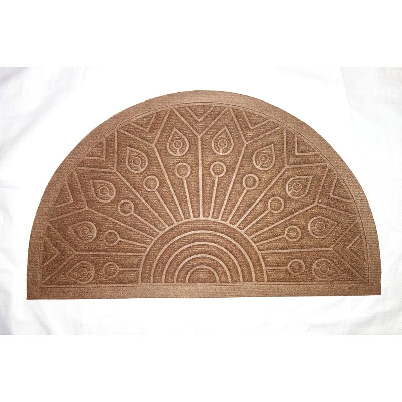 Outdoor Polypropylene Half Circle Door Mat