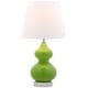 preview thumbnail 2 of 3, SAFAVIEH Kids Lighting 19-inch Eva Green Double Gourd Mini Table Lamp - 10"x10"x18.8" - 10" x 10" x 18.8"