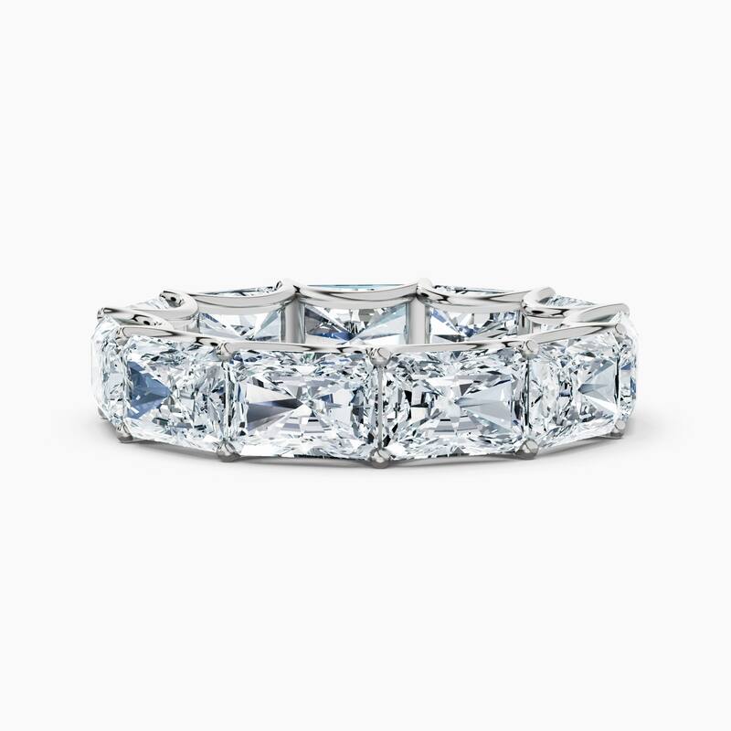 Auriya 14k Gold Radiant East-West Lab Grown Diamond Eternity Band 2.10 - 8.25 ct. tw. (F-G, VS) - 8.25 ct. wt. - 5 - White