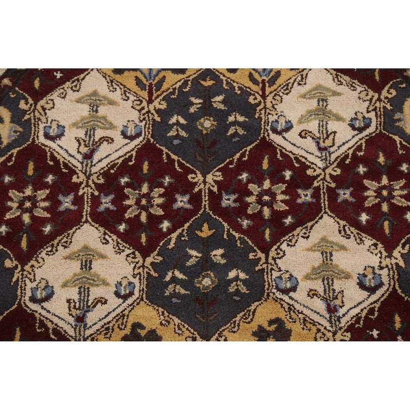 Traditional Floral Oriental Home Decor Area Rug Hand-tufted Carpet - 6'0" x 6'0" Round