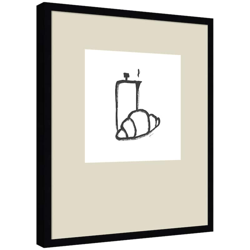 Kate and Laurel Breakfast Club No. 2 by Gabrielly Guedes Framed Wall Art Print