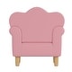 preview thumbnail 6 of 10, Upholstered Kids Sofa, Princess Armchair for Children, Petal Shape Toddler Sofa Chair for Playroom, Children's Bedroom