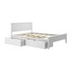 preview thumbnail 14 of 16, Max and Lily Queen-Size Bed with Panel Headboard and Storage Drawers