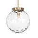 preview thumbnail 6 of 4, Uttermost 21622 Gaia 15" Wide Pendant with Water Glass Shade
