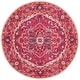 preview thumbnail 7 of 13, SAFAVIEH Handmade Bellagio Gwendolyn Modern Oriental Wool Rug 5' Round - Red/Pink - Round