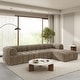 preview thumbnail 1 of 60, Christopher Knight Home - 122" Modern L-Shaped Sectional Sofa with Chaise Lounge, No assembly Espresso