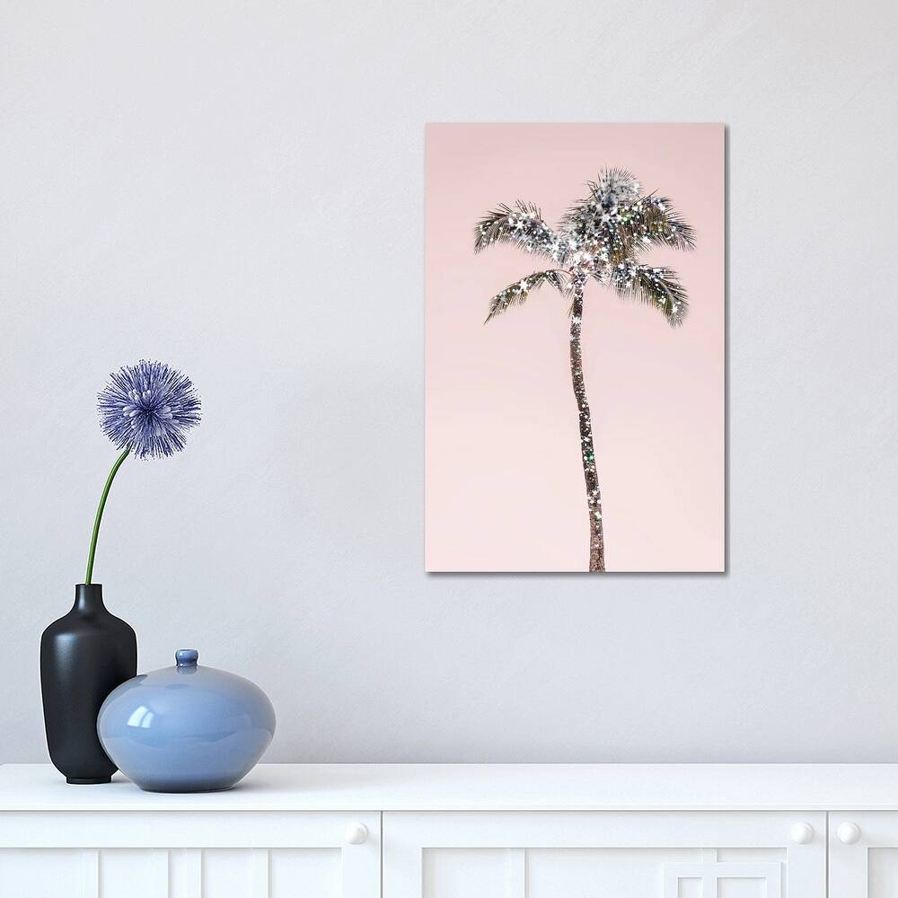 iCanvas "Glitter Palm Tree" by Ruby and B Canvas Print